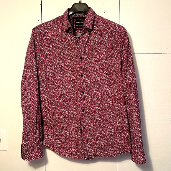 Denim & Flower Men’s Button Down - Picture 1 of 5